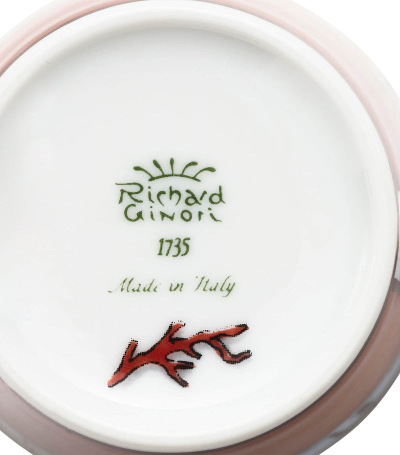 Ginori 1735 porcelain coffee cups and saucers set - British product