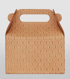 Saint Laurent embossed take-away box bag with silver hardware, UK version