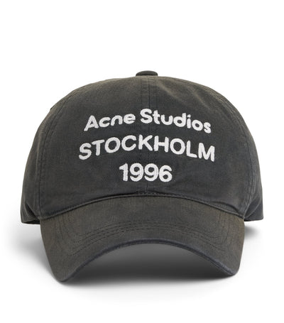 Harrods Acne Studios Cotton Logo Cap- Buy online at McGrocer