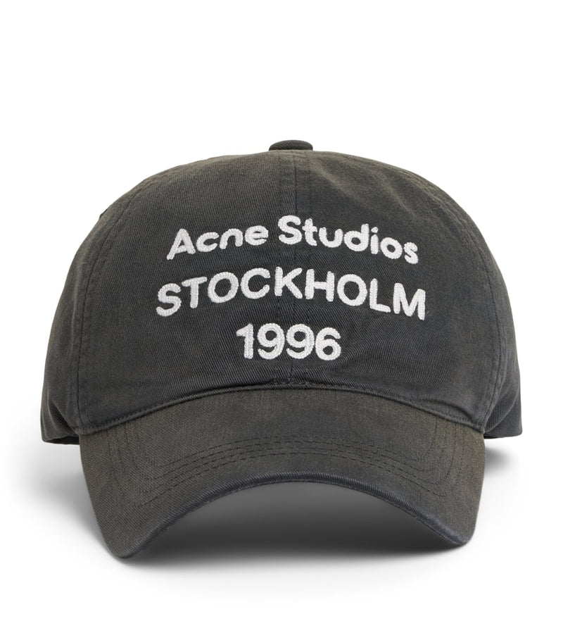 Acne Studios cotton logo cap with adjustable fastening, UK version