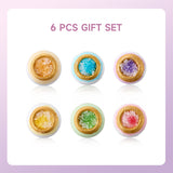Livingandhome bath bomb set 6-piece, imported from the UK