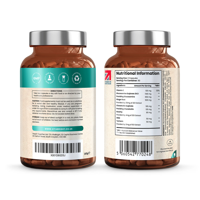 VitaBright joint complex 7-in-1 180 capsules, UK version