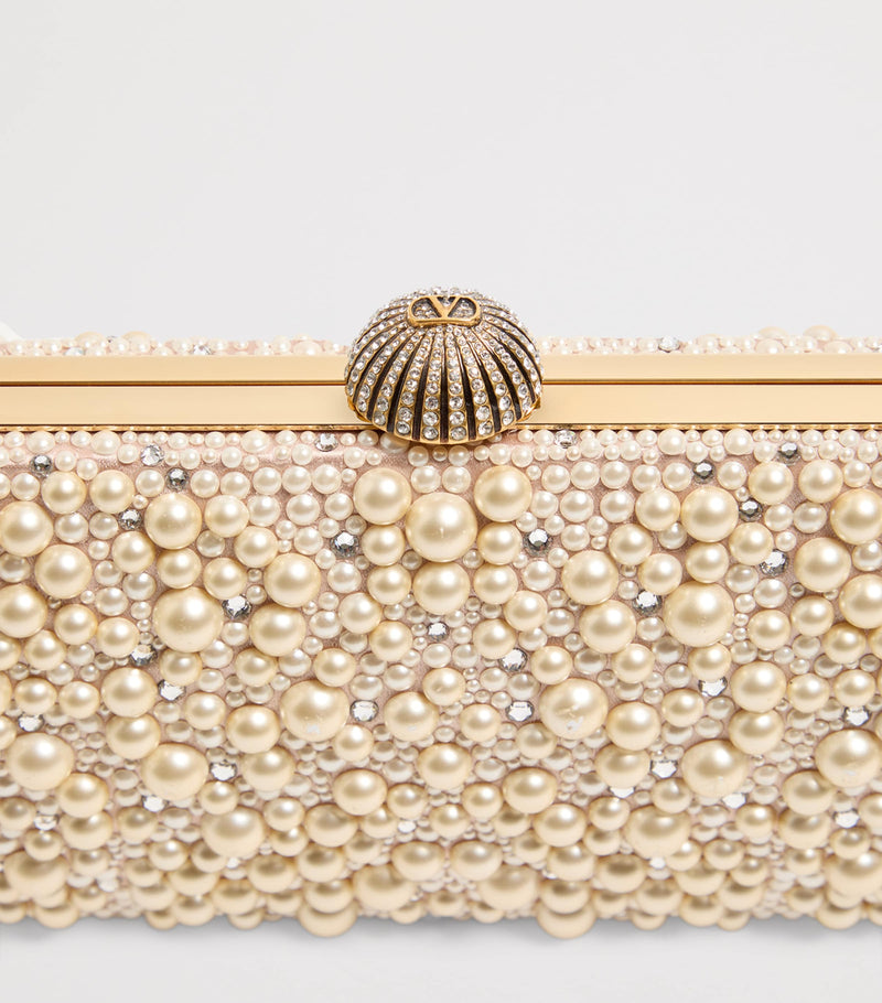 Valentino Garavani beaded carry secrets clutch bag (British brand)