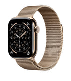 Apple Watch Series 11 Jet Black with Gold Milanese Loop 42mm - British product