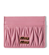 Harrods Miu Miu Leather Matelassé Card Holder- Buy online at McGrocer