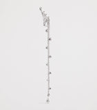 Yeprem white gold and diamond drop earrings (British brand)