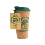 Myga double walled cork cup Beleaf, UK version