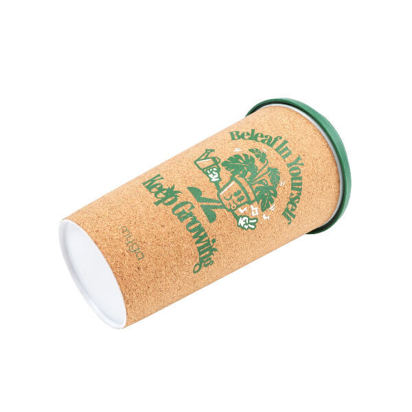 Myga double walled cork cup Beleaf, UK version