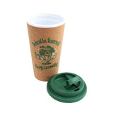 Myga double walled cork cup Beleaf, UK version