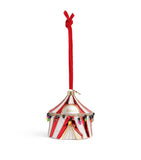 Harrods Big Top tree decoration with multicoloured festive lights, imported from the UK