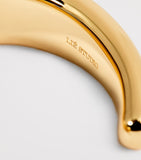 LIÉ STUDIO gold-plated Emma cuff bangle H5.5cm, imported from the UK