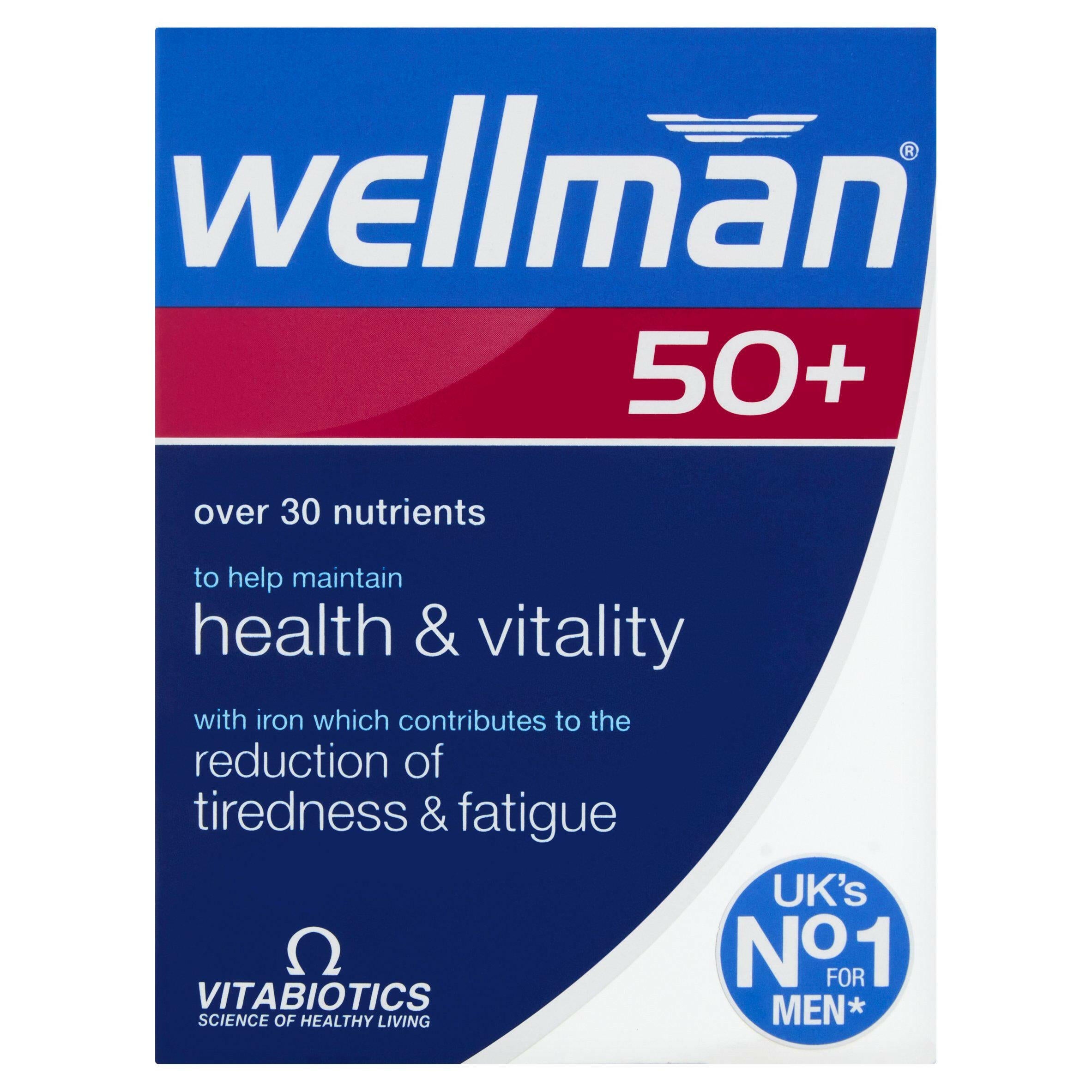 Vitabiotics Wellman 50+ Years x30 GOODS Sainsburys