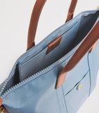 Harrods nylon tote bag with leather trims, imported from the UK