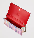 Christian Louboutin Bettina patent leather clutch bag (British brand)