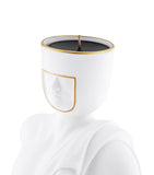 Ginori 1735 L'Amante porcelain candle holder, UK version
