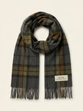 Burberry contrast check cashmere scarf - British product