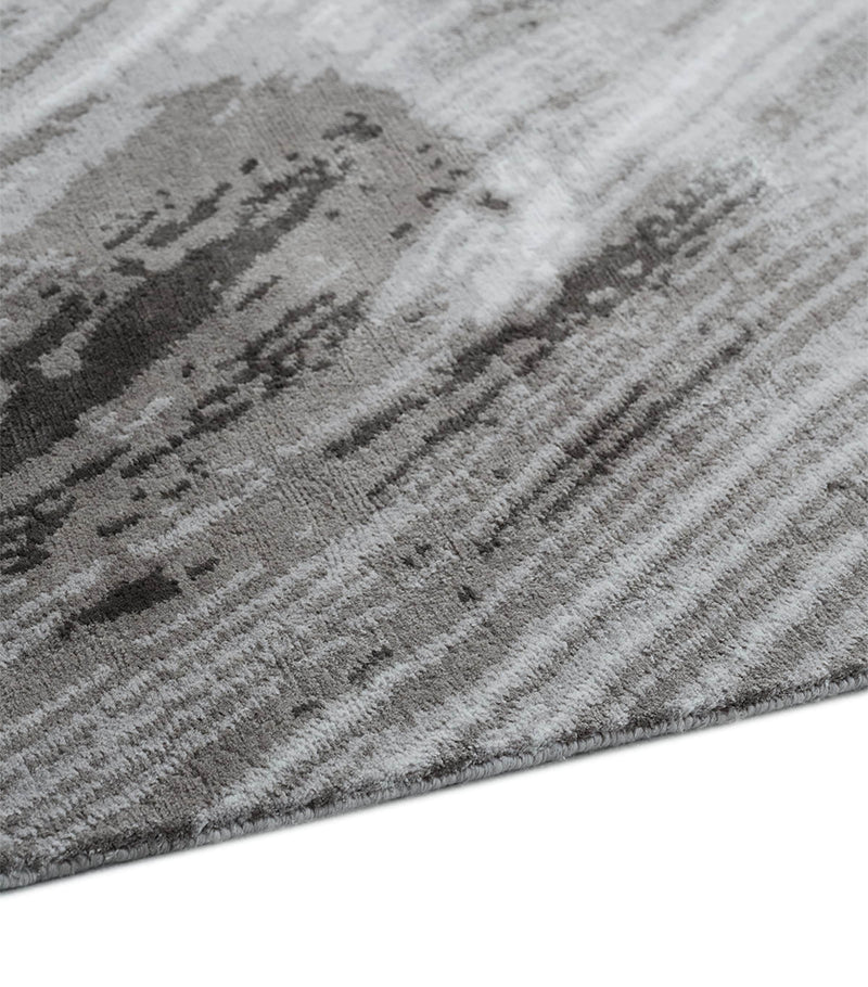 The Rug Company David Rockwell Wool-Silk Falls Graphite Rug 3.05m x 2.44m (British brand)