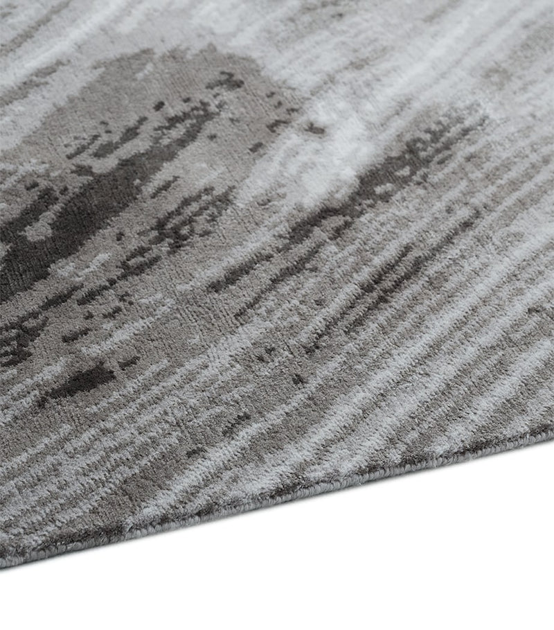 The Rug Company David Rockwell Wool-Silk Falls Graphite Rug 3.05m x 2.44m (British brand)