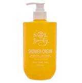 Superdrug Sol Beauty Salted Caramel Vanilla Shower Cream 500ml- Buy online at McGrocer