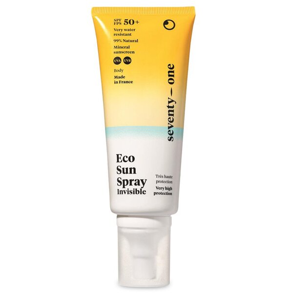 Seventy-One SPF50 mineral sun spray 100ml (British brand)