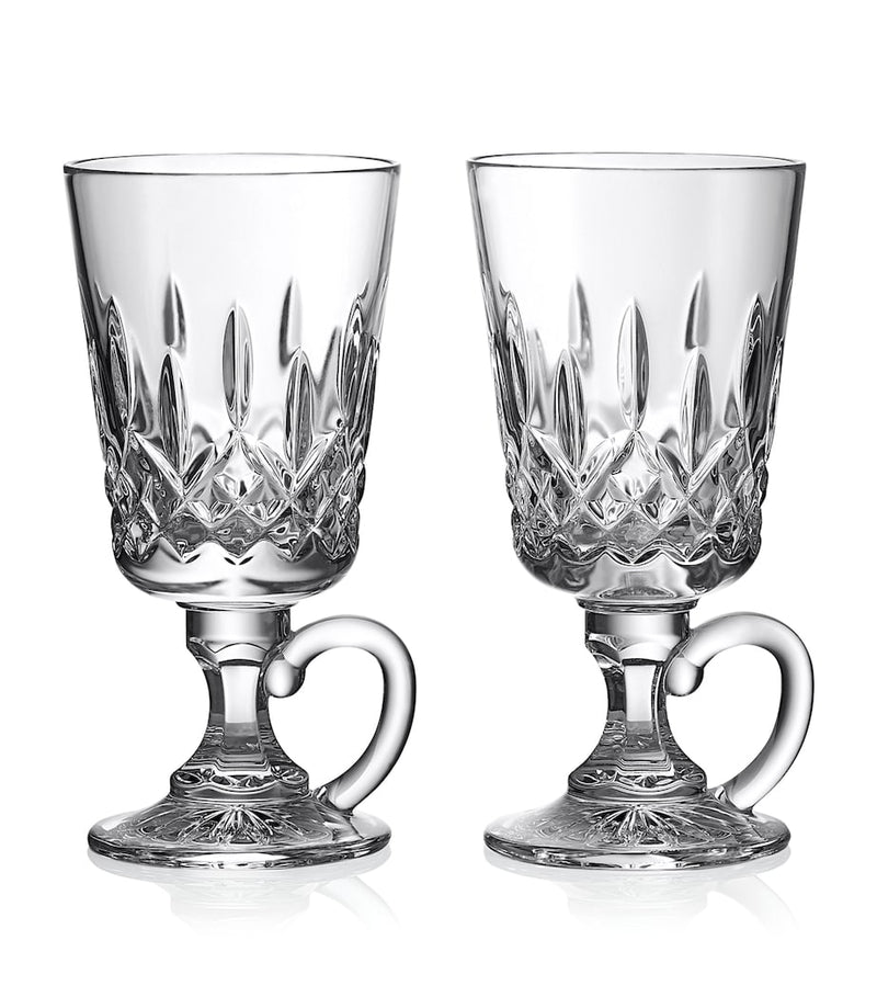Waterford Lismore Irish coffee glasses 230ml (British brand)