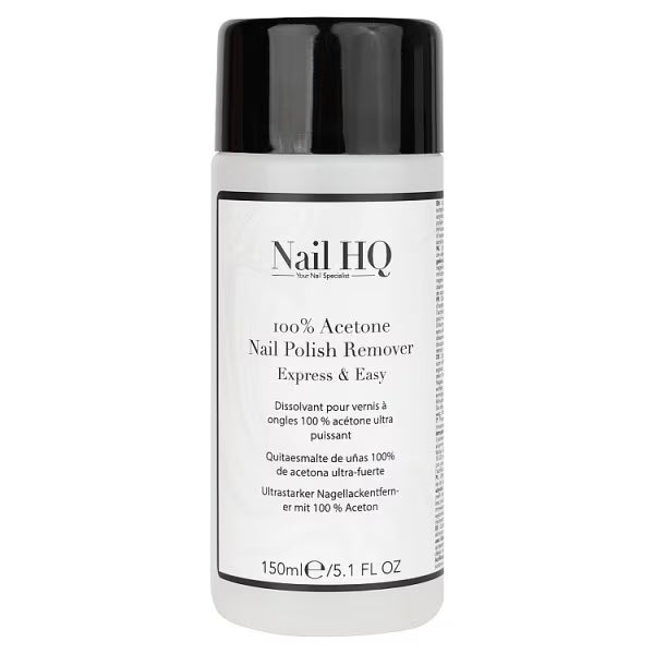 Nail HQ acetone nail polish remover 150ml, imported from the UK