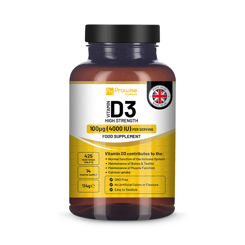 Prowise Healthcare Vitamin D3 4000 IU 425 tablets, UK version