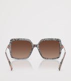 Michael Kors Quogue square tortoiseshell sunglasses, imported from the UK