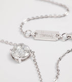 Harrods white gold diamond illusion necklace 0.90ct, imported from the UK