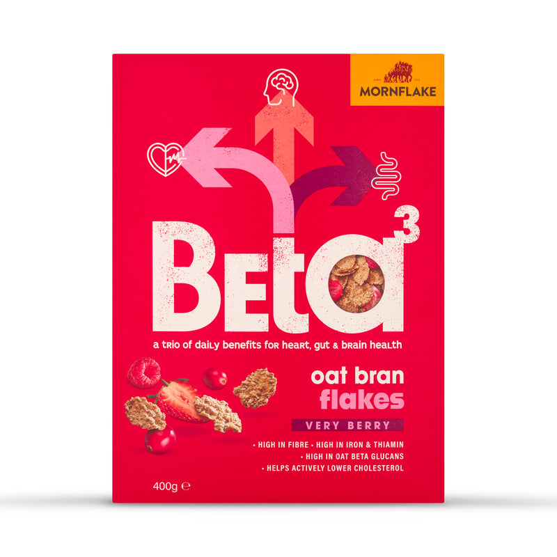 Mornflake oat bran flakes cereal Very Berry 400g, UK version