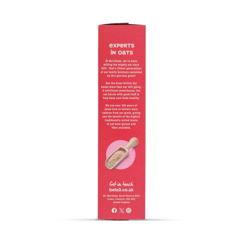 Mornflake oat bran flakes cereal Very Berry 400g, UK version