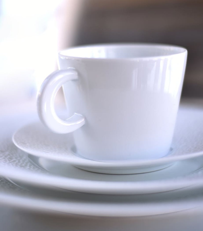 Bernardaud Ecume teacup and saucer - British product