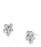 Boodles Raindance cluster stud diamond earrings 9mm (British brand)
