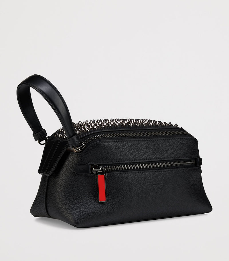 Christian Louboutin funky leather travel pouch, UK version
