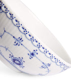 Royal Copenhagen Blue Fluted Half Lace Korean Deep Bowl 14.5cm, imported from the UK