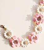 Carolina Herrera gold-tone floral necklace (British brand)