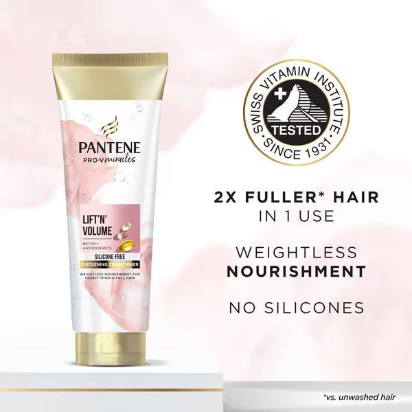 Pantene Lift Volume Bundle 400ml 275ml 145ml, imported from the UK