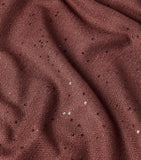 Brunello Cucinelli cashmere-silk sequinned scarf 200cm x 80cm - British product