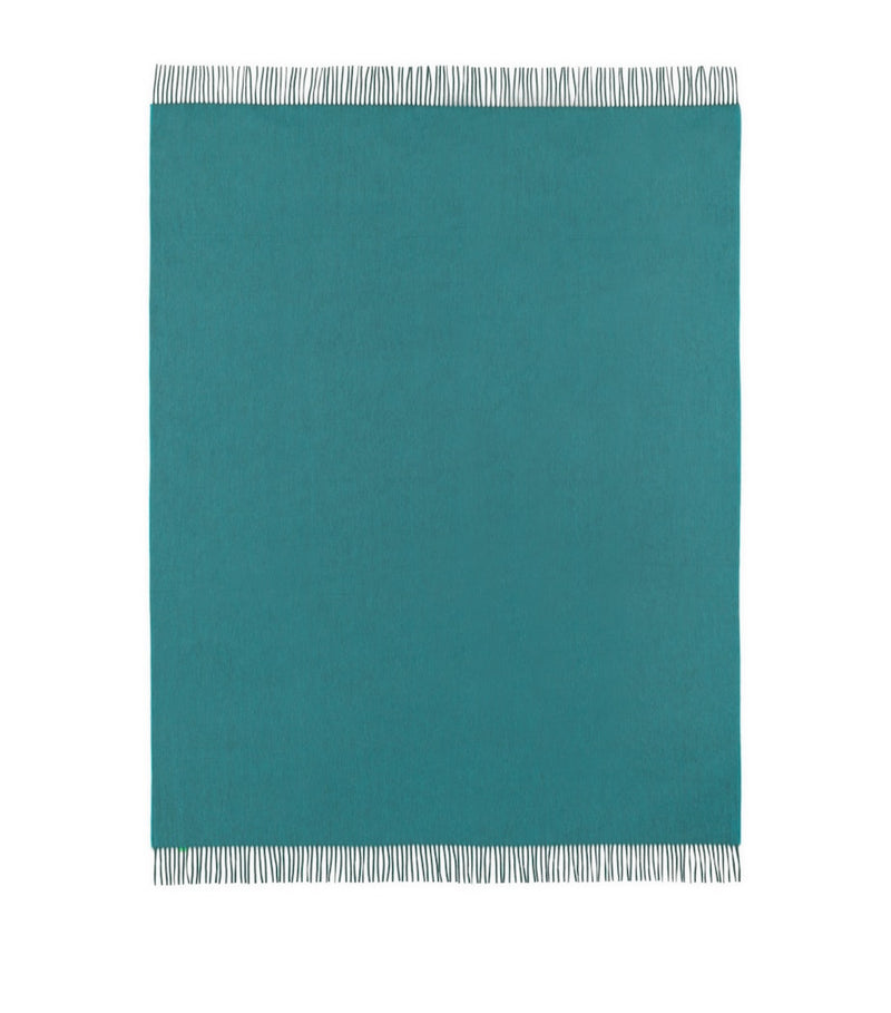 Begg x Co cashmere reversible Arran throw blanket 147cm x 183cm - British product