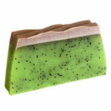Superdrug LUVYAH Kiwi Exfoliating Soap Bar Handmade Vegan- Buy online at McGrocer