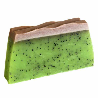 Superdrug LUVYAH Kiwi Exfoliating Soap Bar Handmade Vegan- Buy online at McGrocer