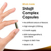 New Leaf Shilajit Complex food supplement 120 capsules, imported from the UK