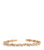 Suzanne Kalan rose gold and diamond bangle small, imported from the UK
