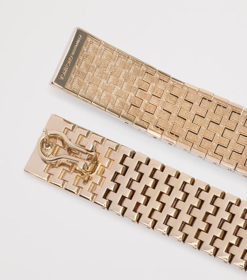 TOM FORD Links brass earrings (British brand)