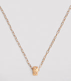 Pomellato rose gold diamond pendant necklace, imported from the UK