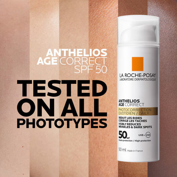 La Roche-Posay Sun Cream Age-Correct SPF50 50ml, imported from the UK