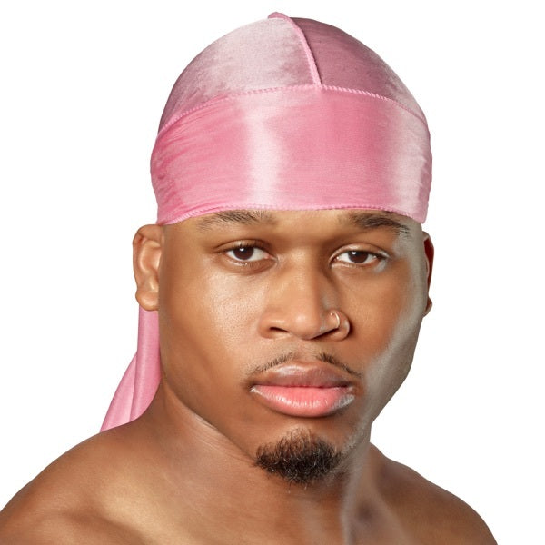 SHYNE pink silky durag, imported from the UK
