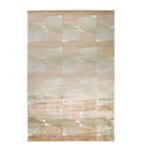 Harrods Handmade Wool and Silk Blend Auburn Rug, 183cm x 274cm- Buy online at McGrocer