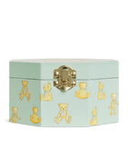 Harrods gold-tone Henry bear musical box, UK version