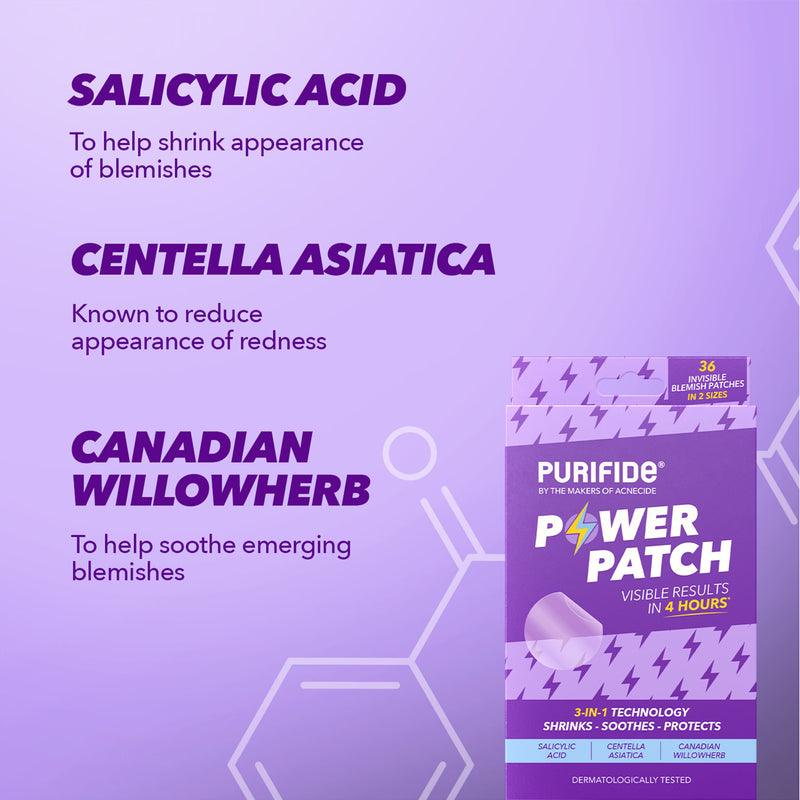 Purifide power pimple patch 36 patches - British product
